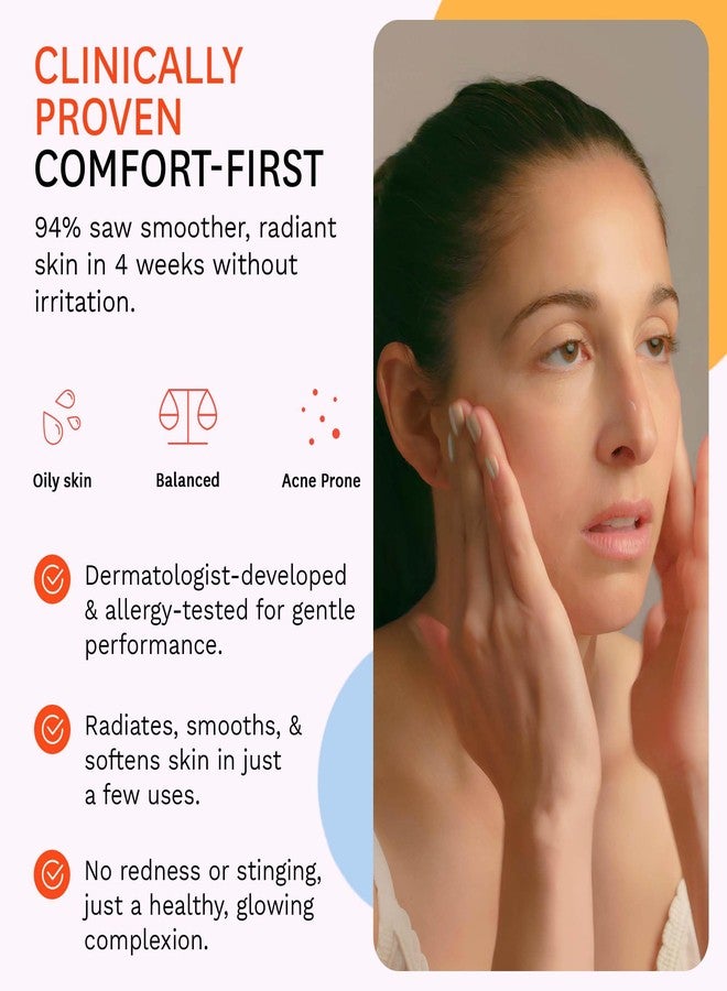 Fig.1 Glycolic Glow Treatment Refill – 4% Glycolic Acid Face Exfoliant, Smoothing Emulsion for Radiant Skin, Hydrating PHA & Squalane, Vegan, 30 ml - Image 2